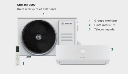 Mono-split Murale BOSCH Climate 3000i